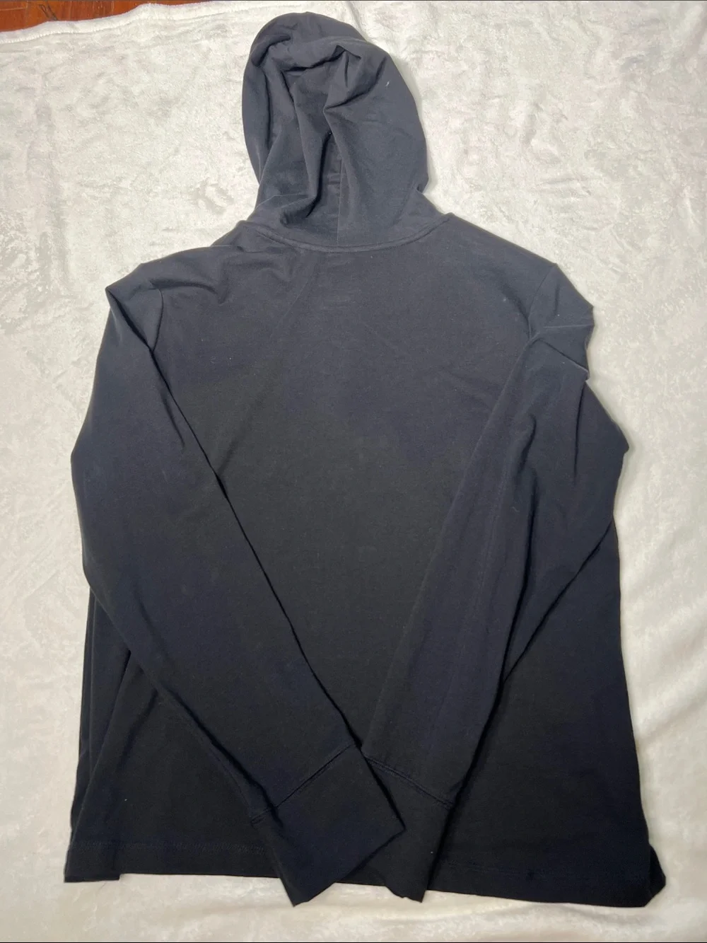 Danskin Now Womens Zippered Black Light Weight Hoodie XXL